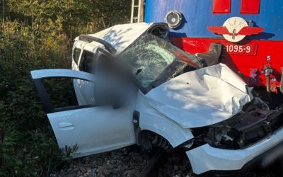 Accident TERIBIL la Oradea: Două persoane au murit, spulberate de tren