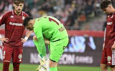 Marian Aioani, schimbat după 3 minute la Rapid: Ce se întâmplă cu portarul