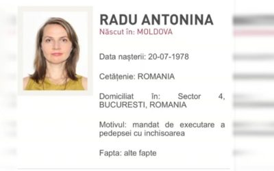 Antonina Radu, fugară în Moldova: Ce anunță Ministerul Justiției din România?