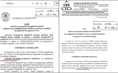 Amnistie fiscală pentru firme: ANAF cere TVA, Senatul dă undă verde
