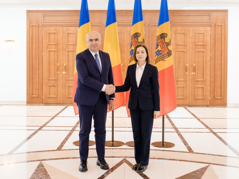 Bolojan și Maia Sandu, discuții despre securitate pe flancul estic, după Galați