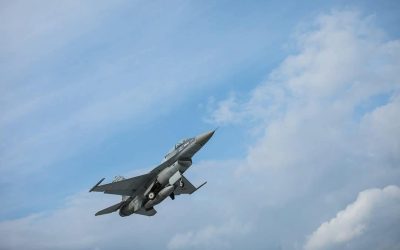 Avion F-16 românesc doboară dronă în Estonia, în misiune NATO