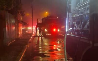 Incendiu puternic în București: Ro-Alert, emis de autorități