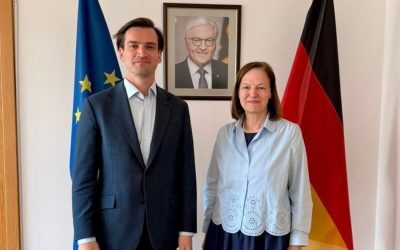 Ganninger, Ambasador R.F. Germania, discuții cheie la București