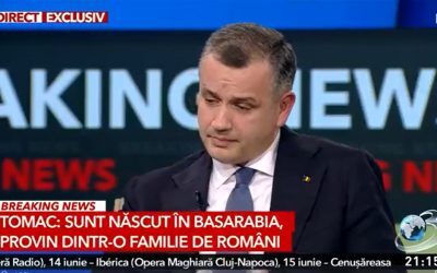 Tomac: Cetățenie moldovenească în loc de ucraineană. Premierul, plâns la Antena 3