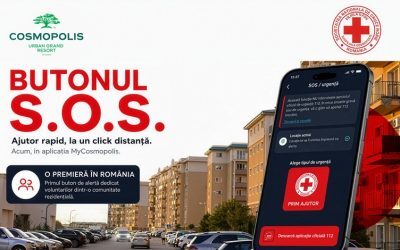 Crucea Roșie, premieră în Cosmopolis: prim ajutor la bloc