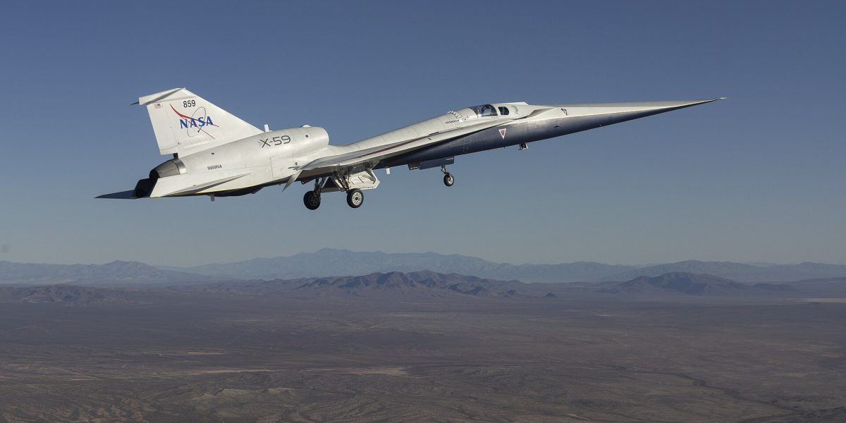 X-59 NASA, supra-sonic: Record istoric depășit
