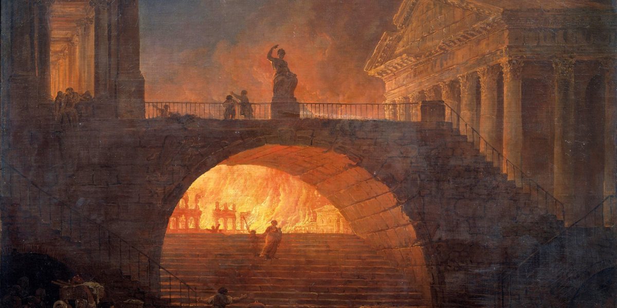 Împăratul Romei, mort! A ars Roma antică?