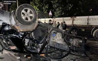 Liov: Revolta ucrainenilor, mașină militară răsturnată. Ancheta continuă