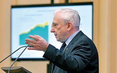 Isărescu: Dobânzi mai mici de la 2027, economie lentă, fără recesiune drastică