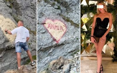 ANNA, BLONDA FIT, L-A FACUT PE BUCUREȘTEAN SĂ-I SCRIE NUMELE PE TRANSFĂGĂRAȘAN