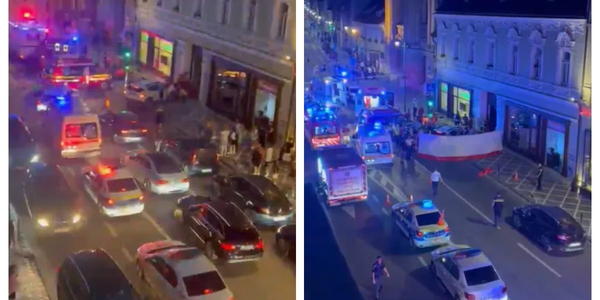 Epilepsie, șoferul a lovit pietoni pe trotuarul din Brașov