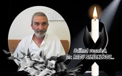 Buzău, doliu în medicină: pleacă Dr. Radu Simionescu