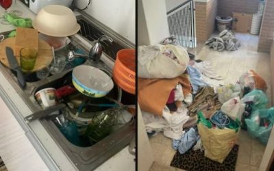 Turiști au devastat apartamentul închiriat. Vecinii: S-au cazat 30, nu doi