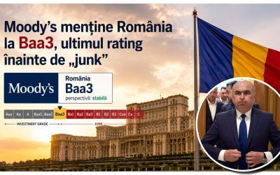 Moody’s salvează România: Ratingul se menține, evităm „junk”