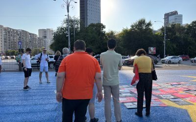 București: Piața Victoriei, opt ani mai târziu. Conflict cu un protestatar