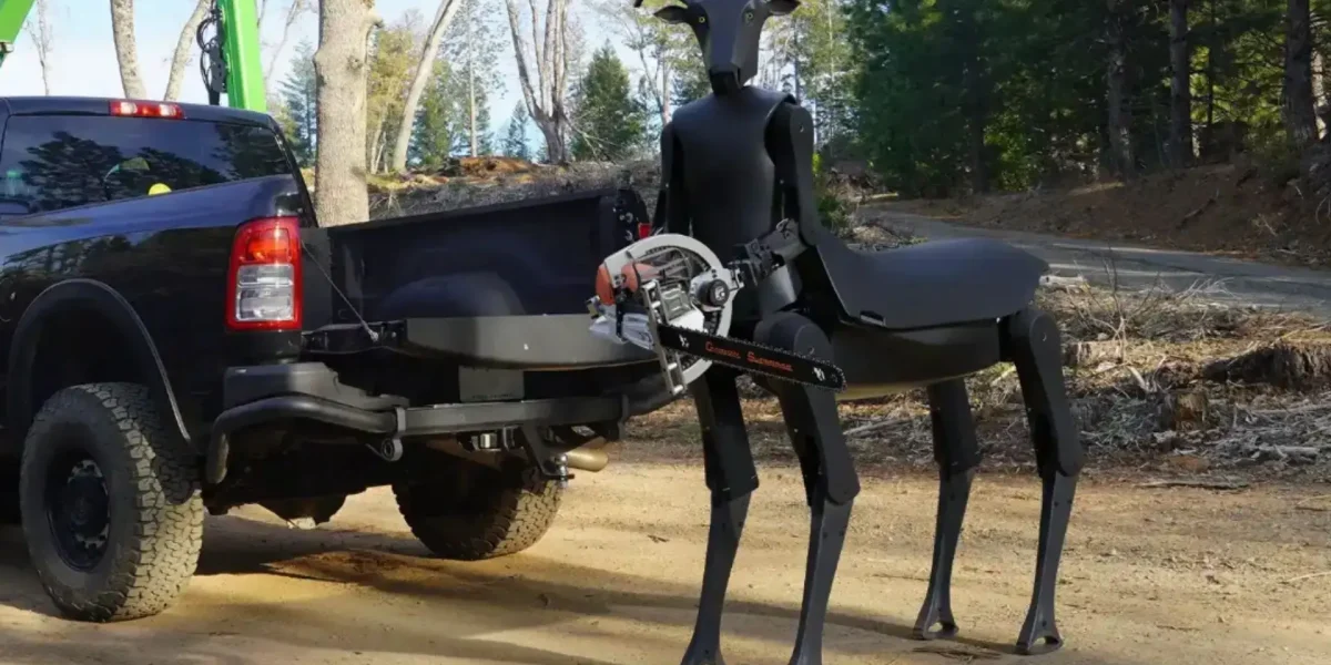 Robot-centaur cu drujbă: Coșmar sau salvator? A cucerit netul