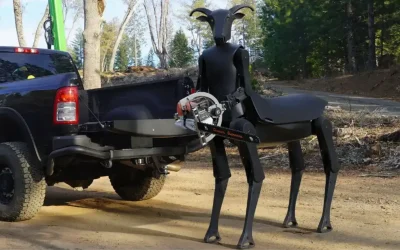 Robot-centaur cu drujbă: Coșmar sau salvator? A cucerit netul
