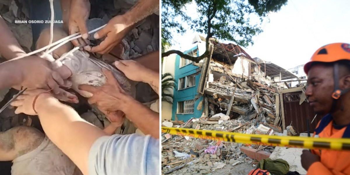 Bebeluş salvat după 48 de ore sub dărâmături în Columbia