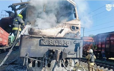 Dronă rusă atacă tren cu 300 pasageri în Ucraina