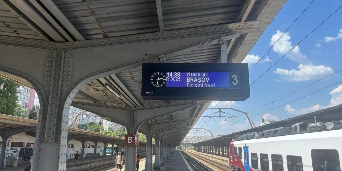 Trenul PESA a plecat joi pe ruta București-Brașov