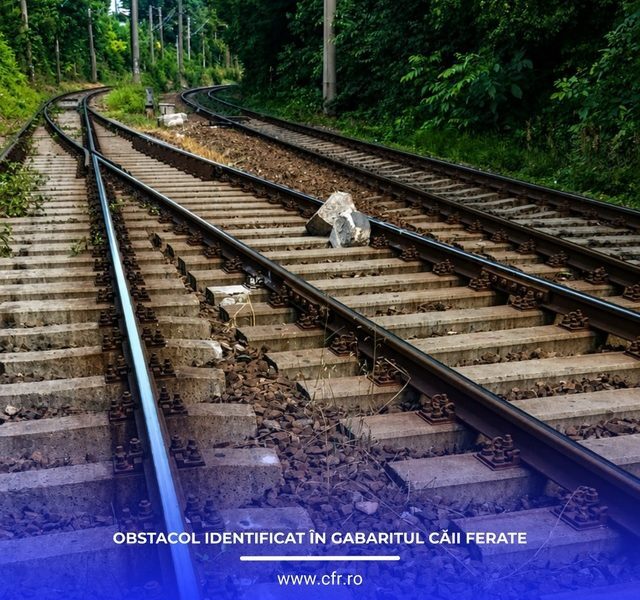 Obiecte pe șine în Constanța: noi incidente pe calea ferată
