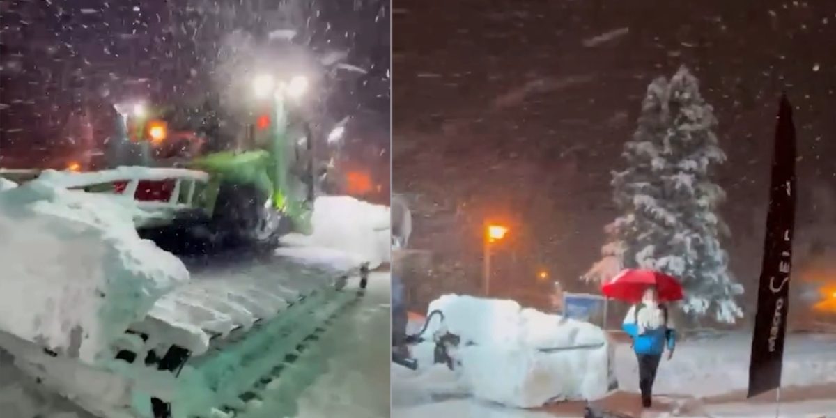 Europa în flăcări, Argentina sub zăpadă