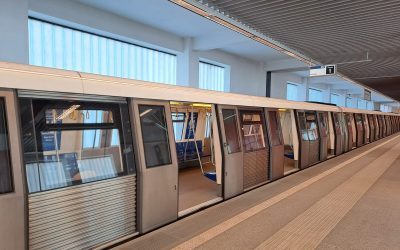 Trenurile Bombardier, blocate pe Magistrala 2 la stația Arghezi