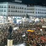 MADRID: Mii la protest din cauza chiriei, după evacuarea unei femei