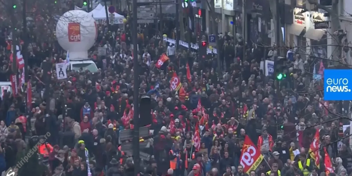 Franța, în fierbere: 170+ proteste marți în toată țara