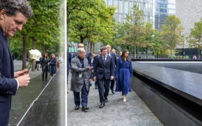 Nicușor Dan, Grădinaru la 9/11 New York: Omagiu victimelor