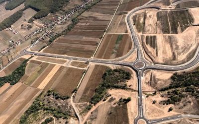 Șantierul Autostrăzii A3, imagini aeriene cu „perla coroanei”